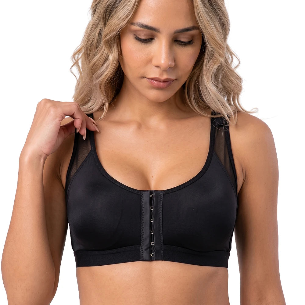 Brassière de Sport Zip Avant – Maintien Élevé, Fermeture Zippée Frontale