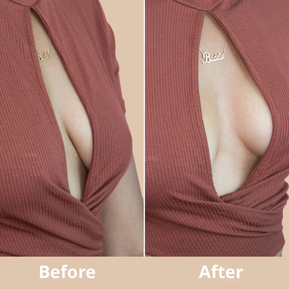 Adhesive Silicone Bra – Strapless Invisible Lift Bra for Backless & Strapless Outfits