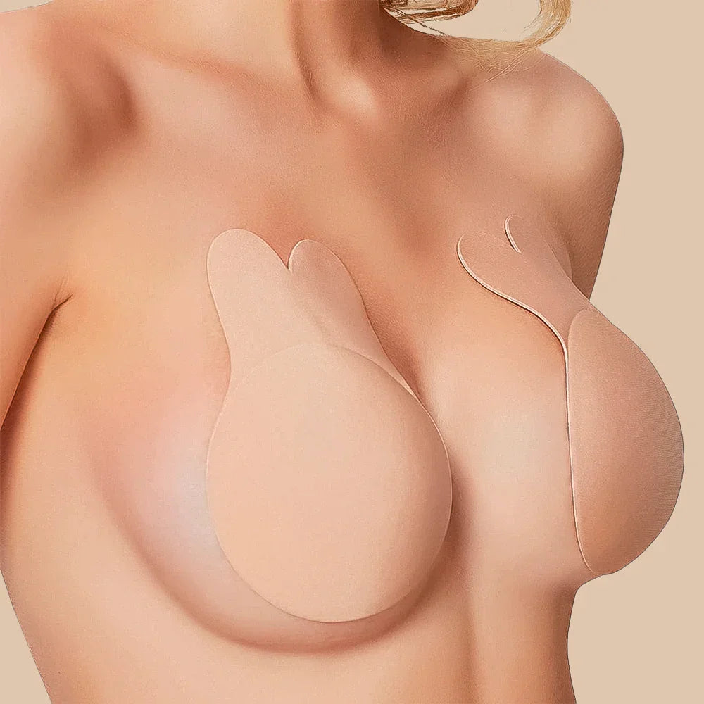 Adhesive Silicone Bra – Strapless Invisible Lift Bra for Backless & Strapless Outfits