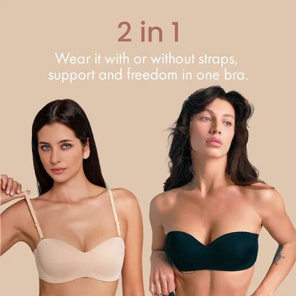 Bra with Removable Straps – Versatile Multiway Bra for Strapless & Backless Outfits