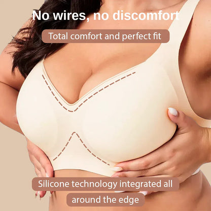 Seamless Support Bra – Wire-Free Body-Shaping Bra for All-Day Comfort