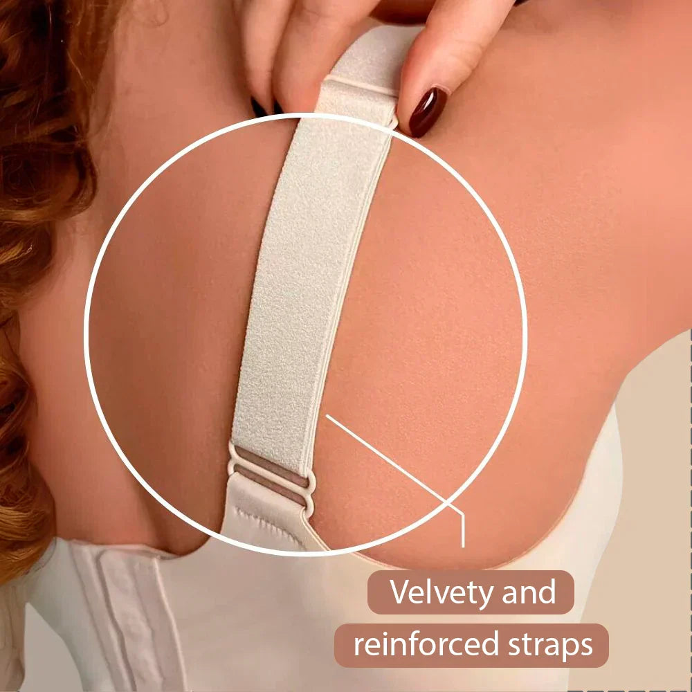 Seamless Support Bra – Wire-Free Body-Shaping Bra for All-Day Comfort