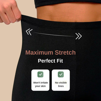 High-Waist Shaping Shorts – Seamless Tummy Control Shorts