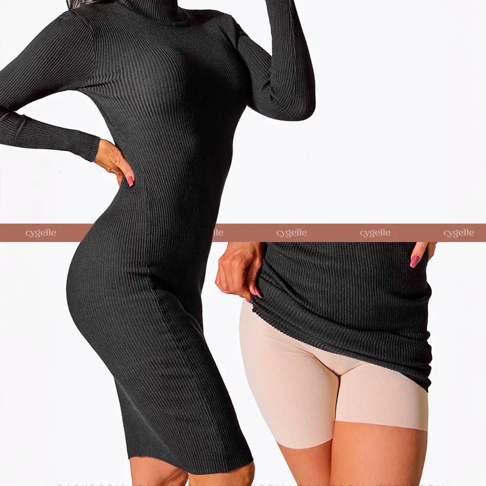 High-Waist Shaping Shorts – Seamless Tummy Control Shorts