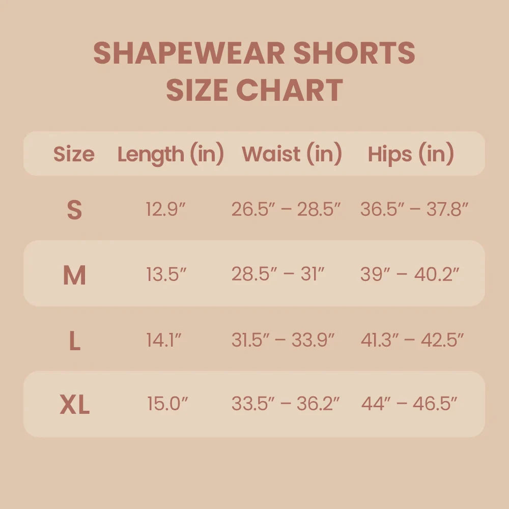 High-Waist Shaping Shorts – Seamless Tummy Control Shorts