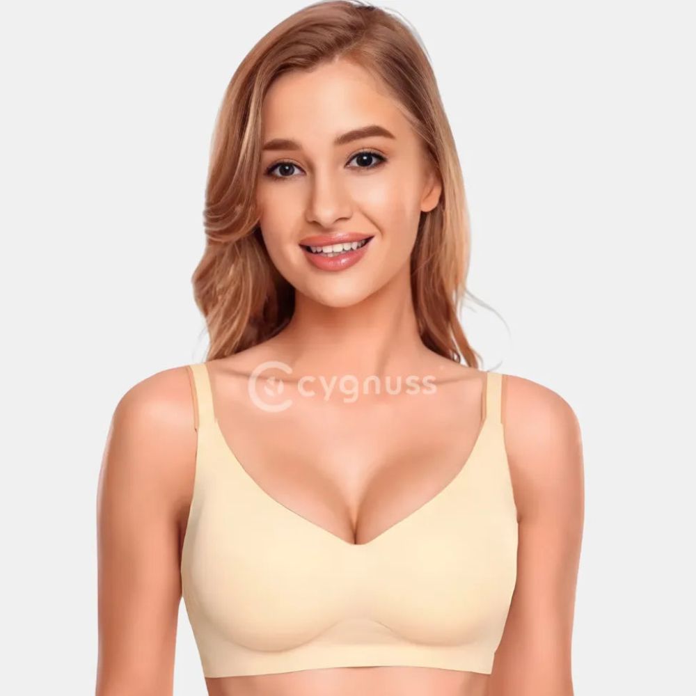 Comfort Slim Wireless Bra with Removable Padding